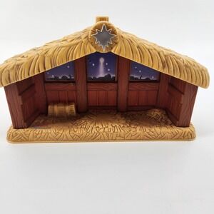 Fisher Price Little People Nativity Stable Manger Replacement Starry Night Sky